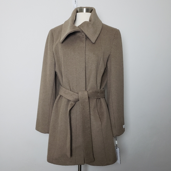 NWT Calvin Klein Wool Coat - Picture 3 of 15